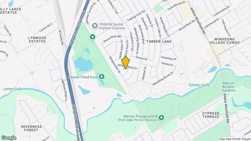 22811 Cranberry Trail Map and Location Details