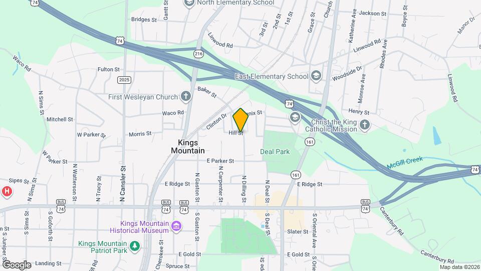 317 N Dilling St Map and Location Details