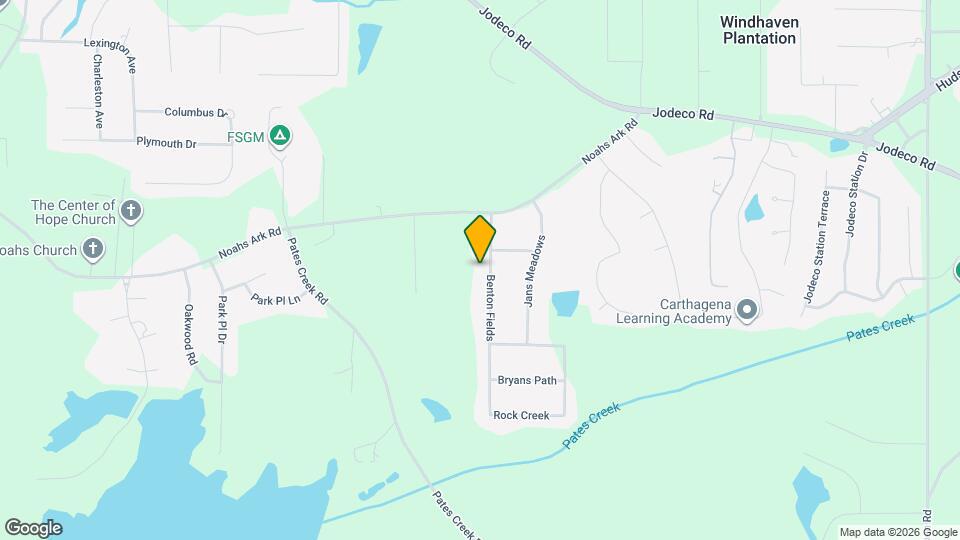 218 Benton Fields Map and Location Details