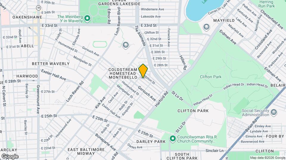 1610 Carswell St Map and Location Details