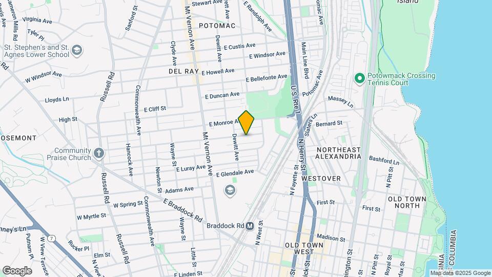 527 E Nelson Ave Map and Location Details