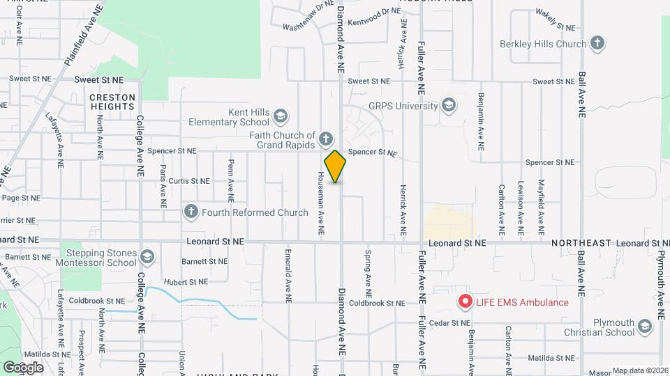 1319 Diamond Ave NE Map and Location Details