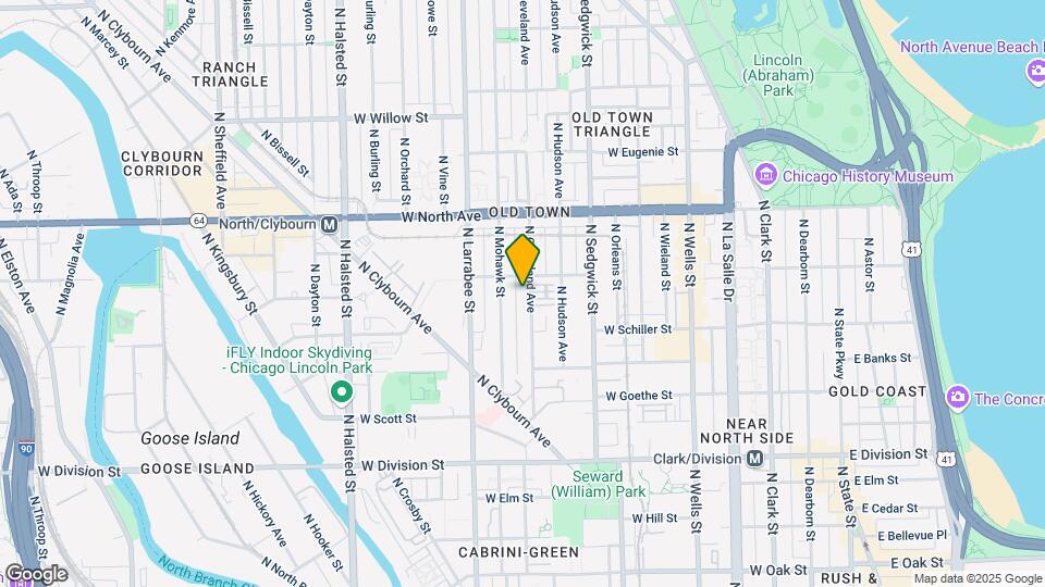 1440 N Cleveland Ave, Unit 1 Map and Location Details