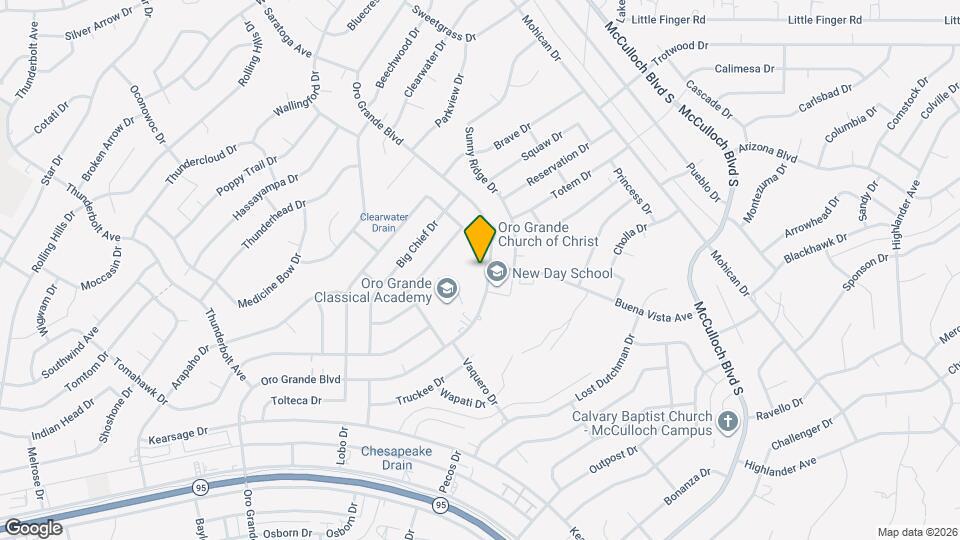 3435 Oro Grande Blvd Map and Location Details