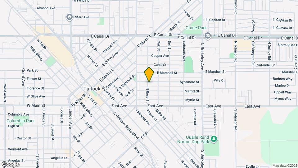 1200 Sycamore St Map and Location Details