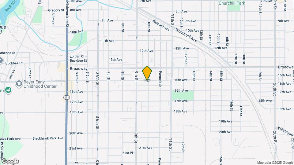 1601-1603 10th St Map and Location Details