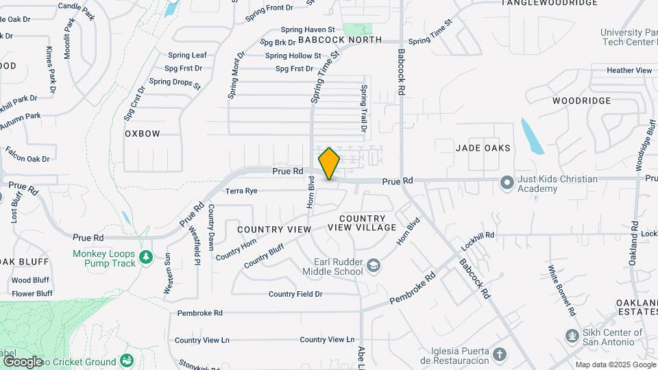 6806 Prue Rd Map and Location Details