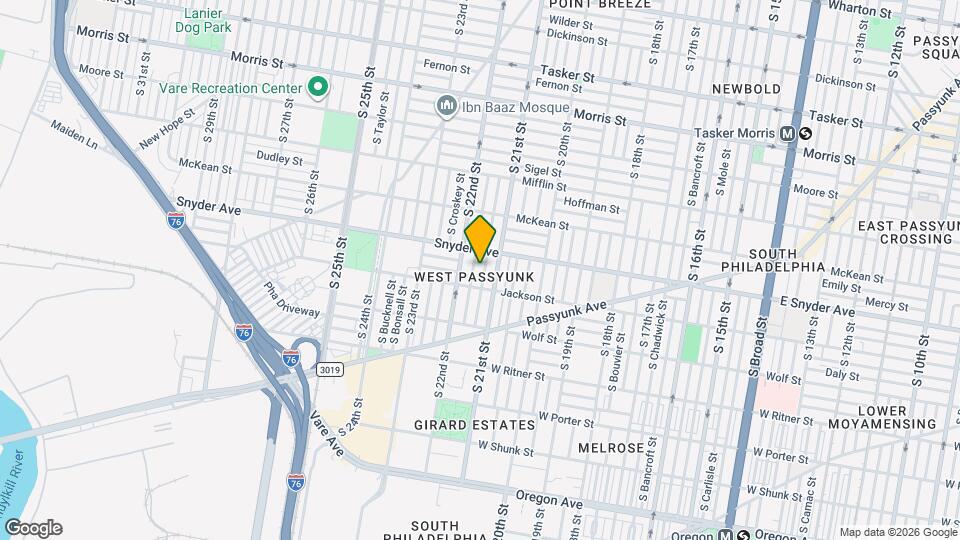 2126 S Norwood St Map and Location Details
