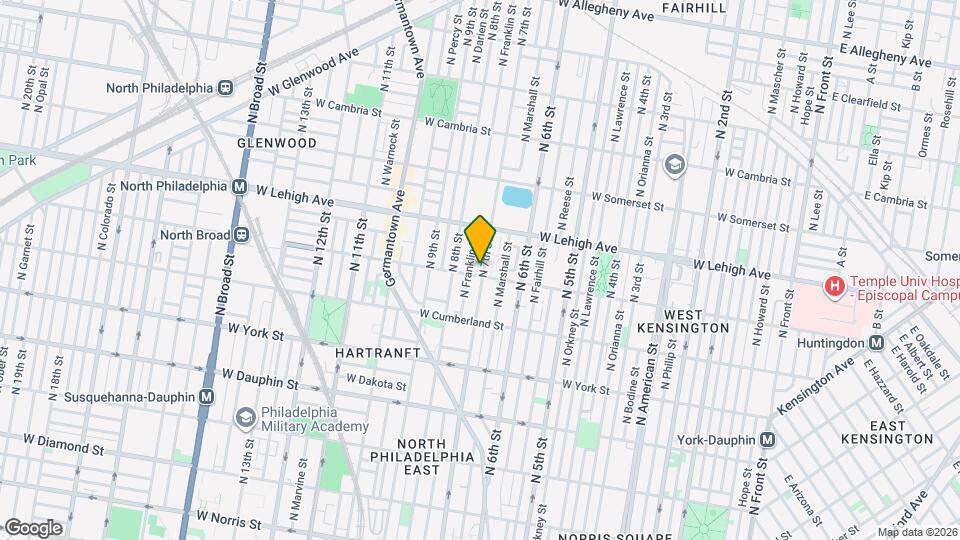 703 W Huntingdon St Map and Location Details