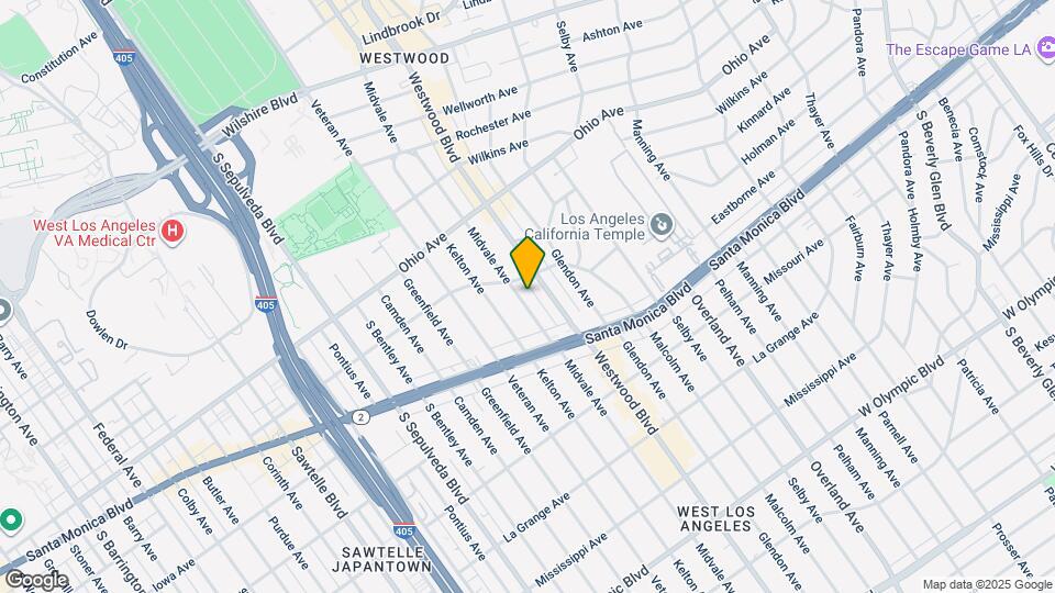 1726 Midvale Ave Mapa y Detalles de la Ubicación