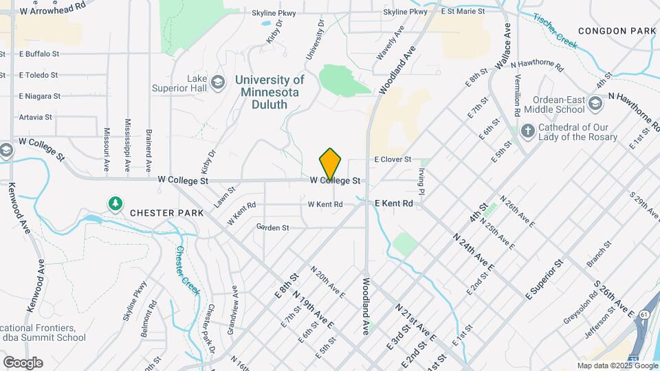 102 W College St Mapa y Detalles de la Ubicación