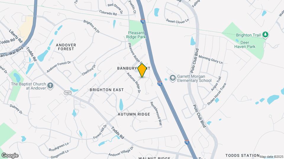 1212 Pleasant Ridge Dr Map and Location Details