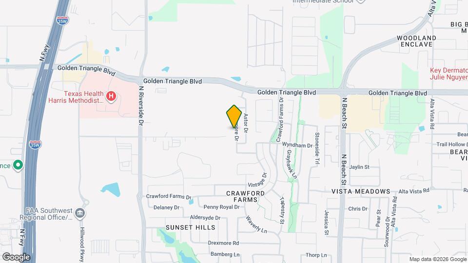 10633 Traymore Dr Map and Location Details