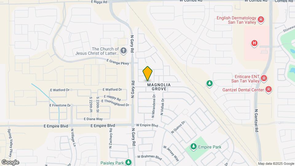 1357 E Chillingham Rd Map and Location Details