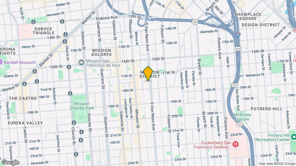654 S Van Ness Ave Mapa y Detalles de la Ubicación