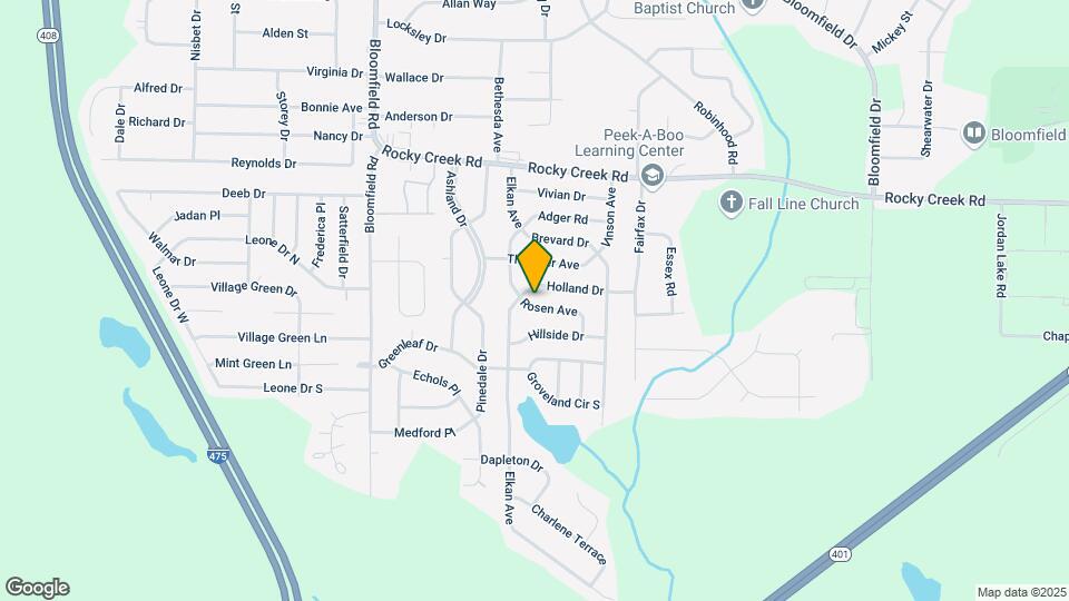 2487 Rosen Ave Map and Location Details