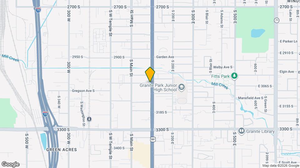 3054 S State St, Unit #8 Map and Location Details