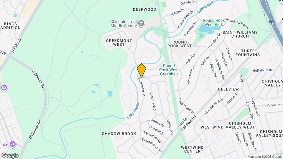 1403 Creekview Dr Map and Location Details