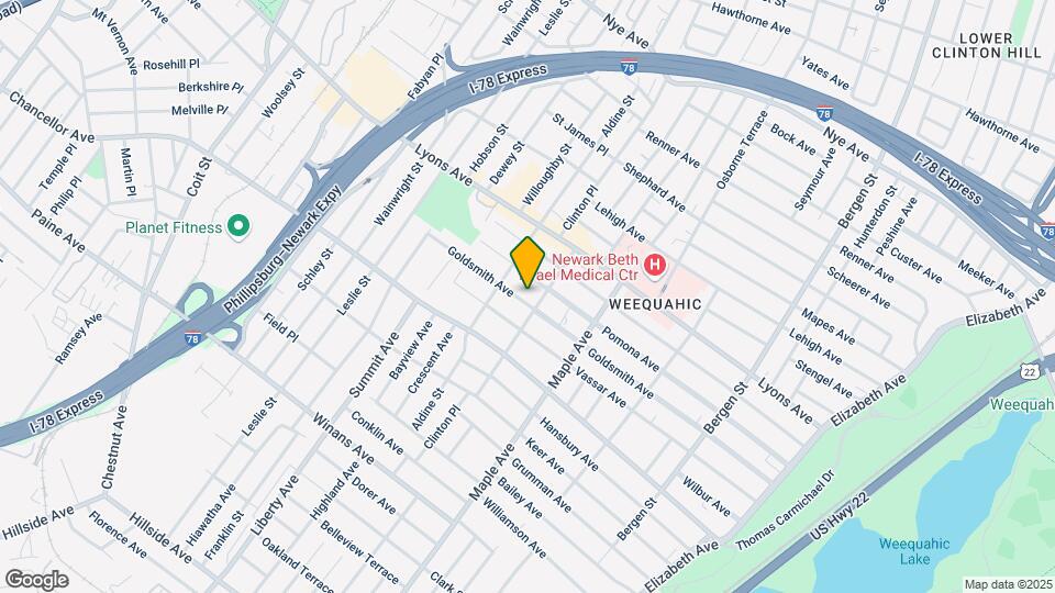 253 Goldsmith Ave Mapa y Detalles de la Ubicación