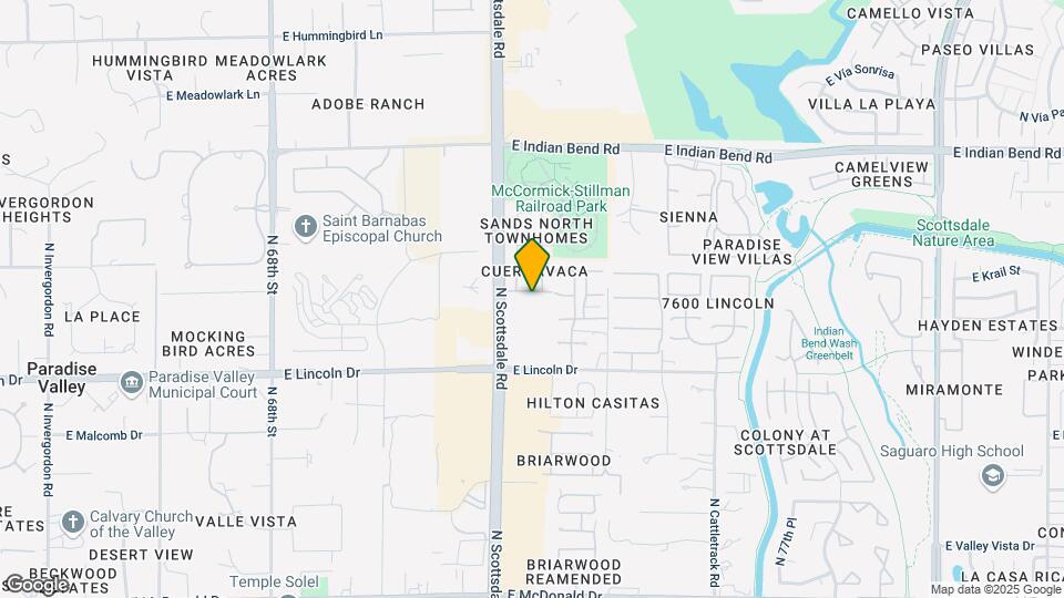 6701 N Scottsdale Rd Map and Location Details