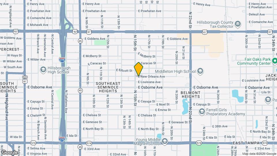 1505 E New Orleans Ave Map and Location Details