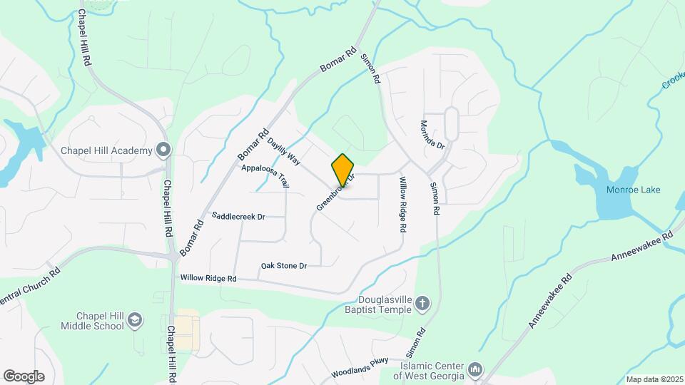 3810 Greenbrook Dr Map and Location Details