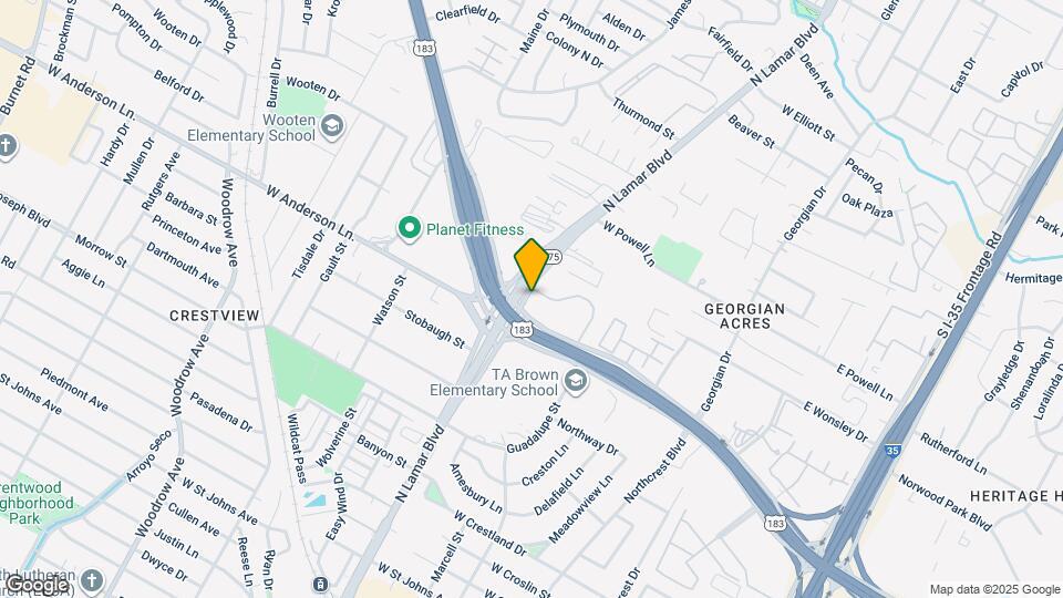 Oaks On Lamar Map and Location Details