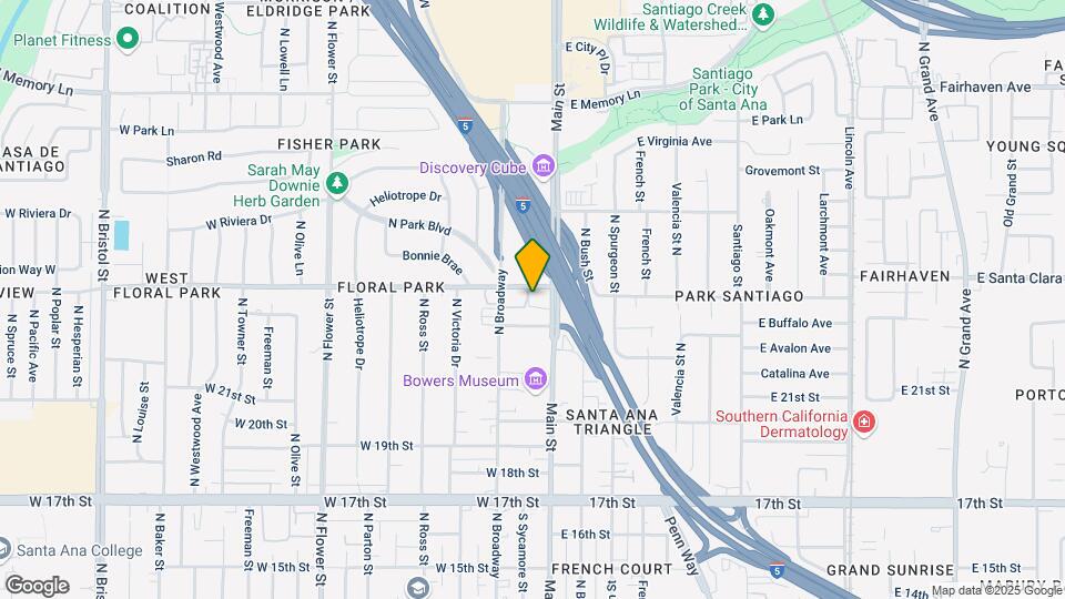 110 W Santa Clara Ave Mapa y Detalles de la Ubicación
