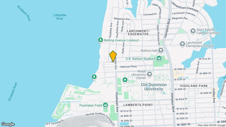 1607 Longwood Dr Map and Location Details