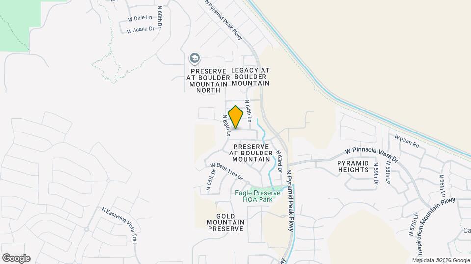 6521 W Yellow Bird Ln Mapa y Detalles de la Ubicación