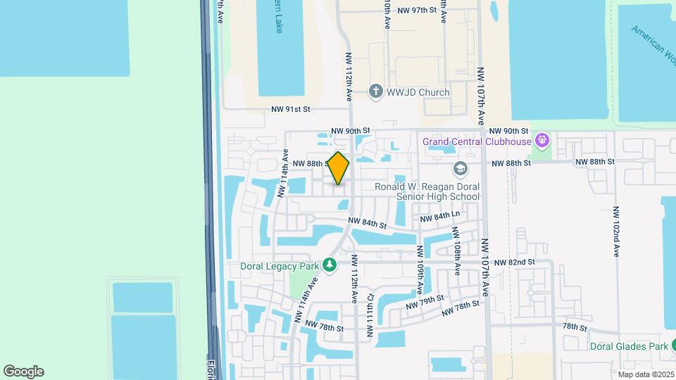 8643 NW 112th Pl Map and Location Details