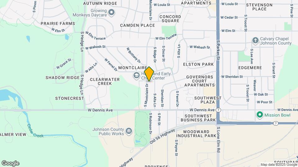 804 S Montclaire Dr Map and Location Details