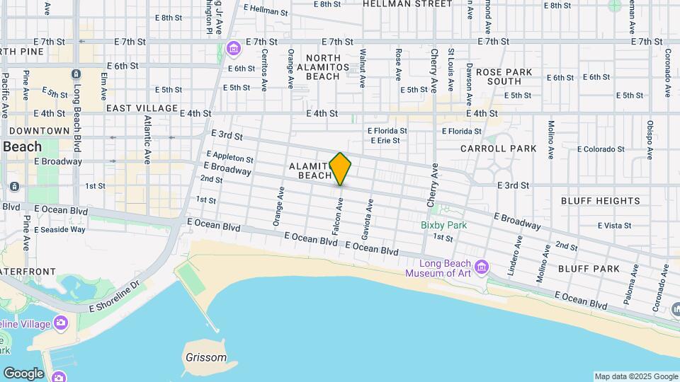 224 Falcon Ave Map and Location Details