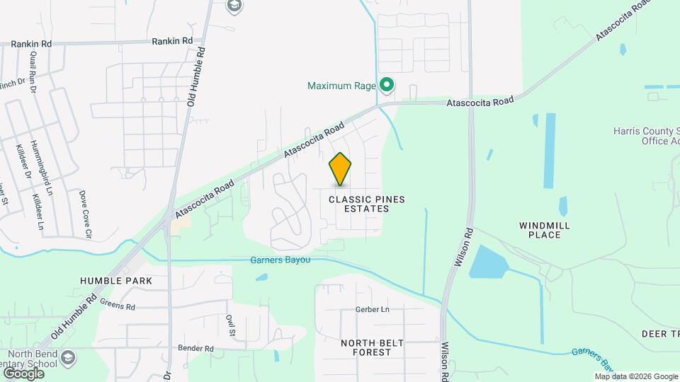 3503 Atascocita Vale Dr Map and Location Details