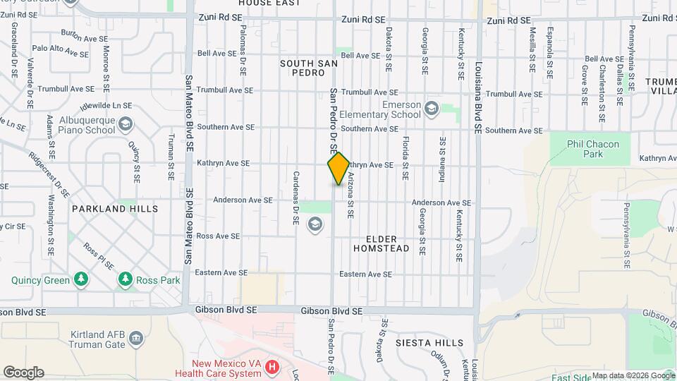 928 San Pedro Dr SE Map and Location Details