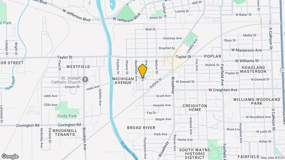 2134 Thompson Ave Map and Location Details