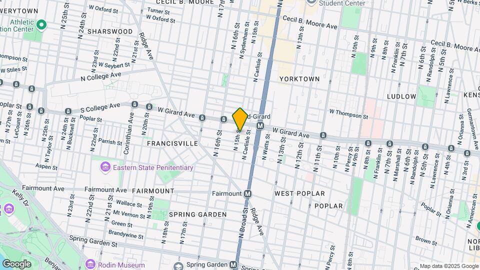 917 N 15th St Map and Location Details