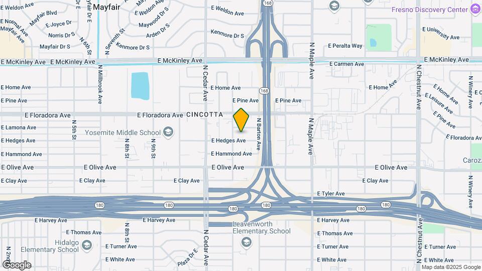 4431 E Hedges Ave Map and Location Details