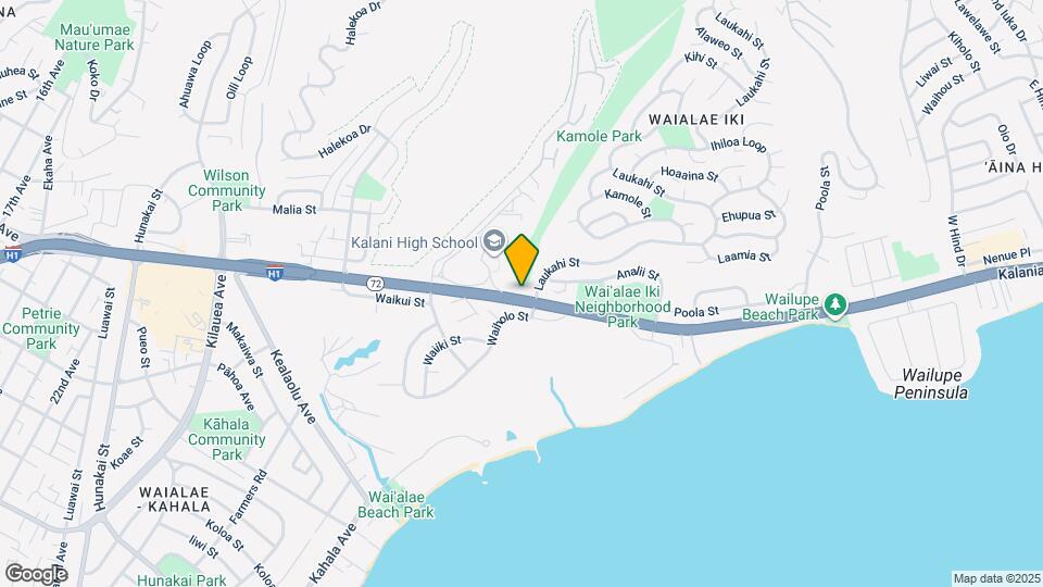 1206 Laukahi St Map and Location Details