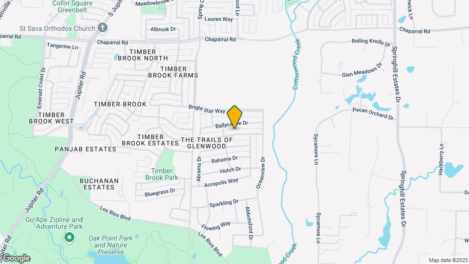 3617 Danbury Ln Map and Location Details
