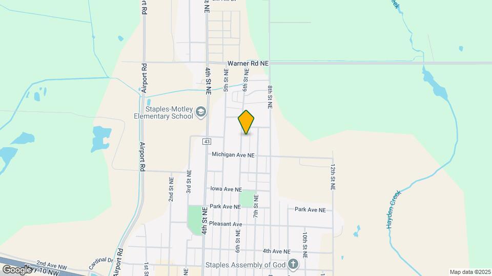 930 6th St NE Map and Location Details