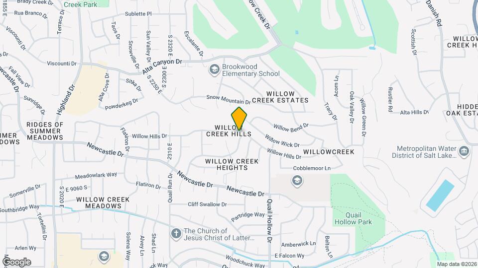 8862 S Cheshire Dr Mapa y Detalles de la Ubicación