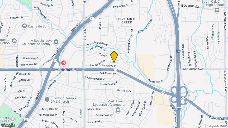 635 Parkwood Dr Map and Location Details