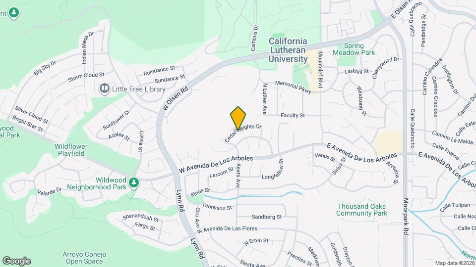 248 Cedar Heights Dr Map and Location Details