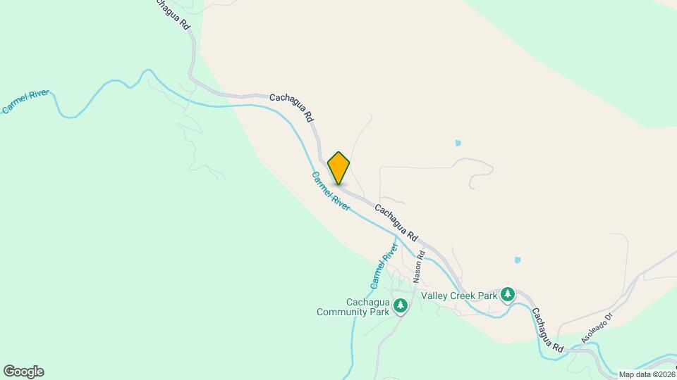 18100 Cachagua Rd Map and Location Details
