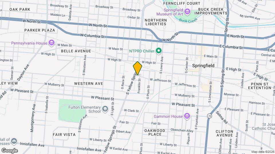 207 Franklin St Map and Location Details