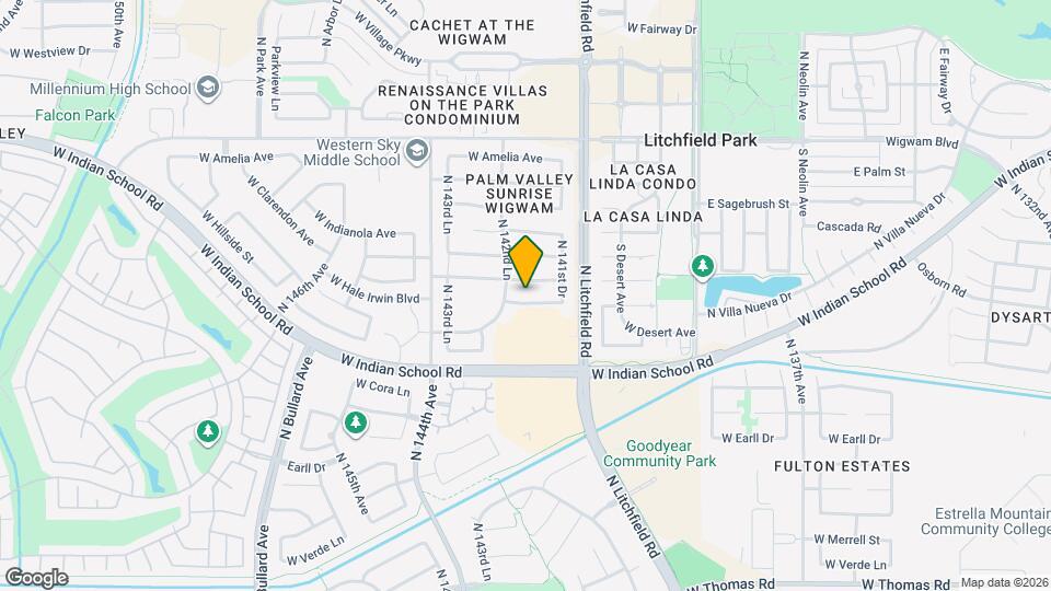 14216 W Columbus Ave Map and Location Details