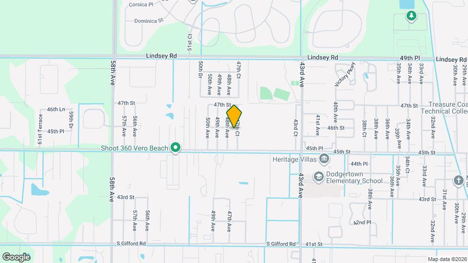4575 47th Ct Map and Location Details