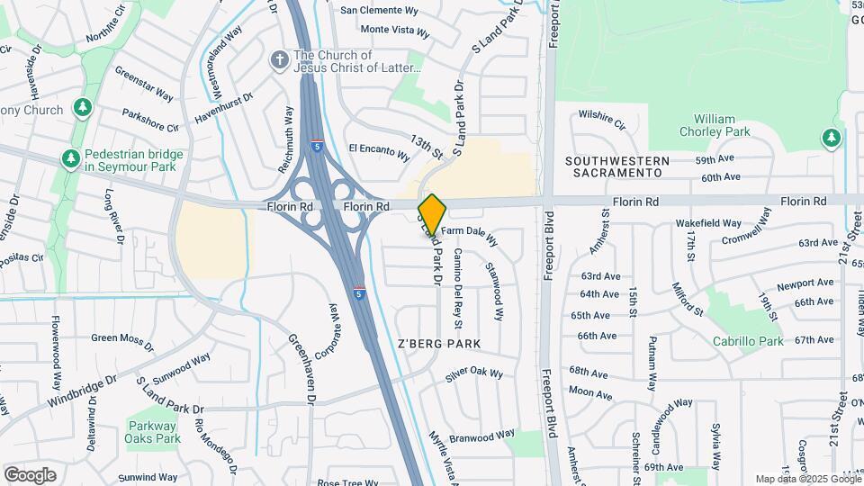 7256 S Land Park Dr Map and Location Details