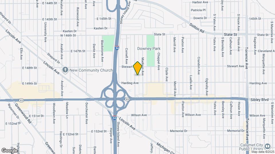 403 Prairie Ave Map and Location Details